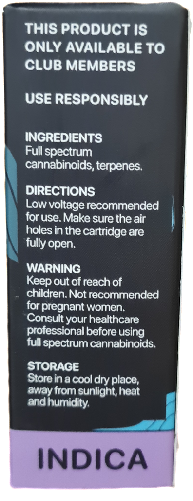 Grape Ape Cartridge - Indica .5ml