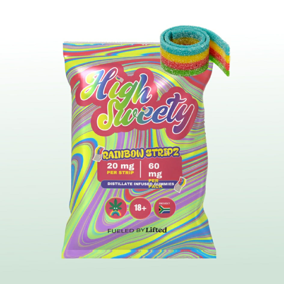 High Sweetie Rainbow Stripz 60mg