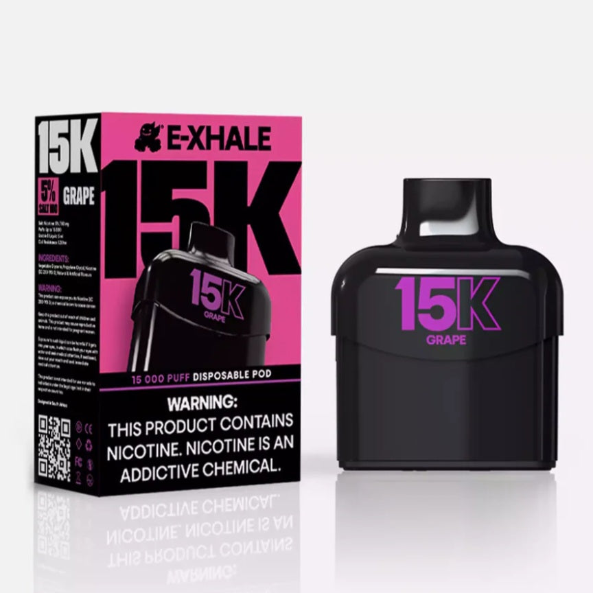 E-xhale 15K Grape Flavour Pod
