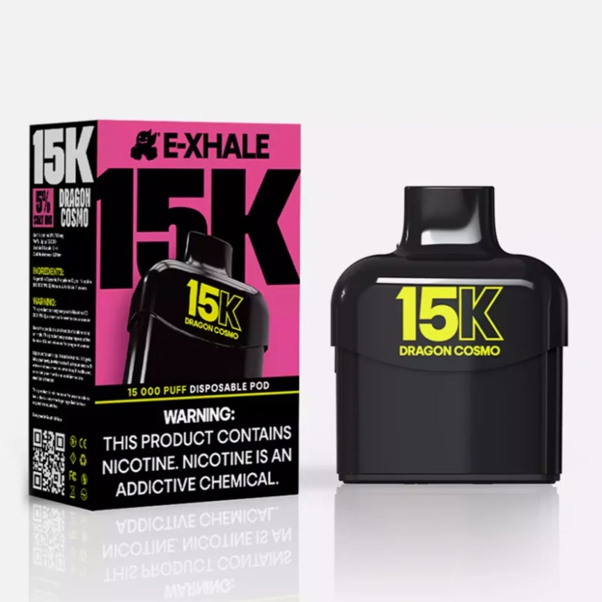 E-xhale 15K Dragon Cosmo Flavour Pod