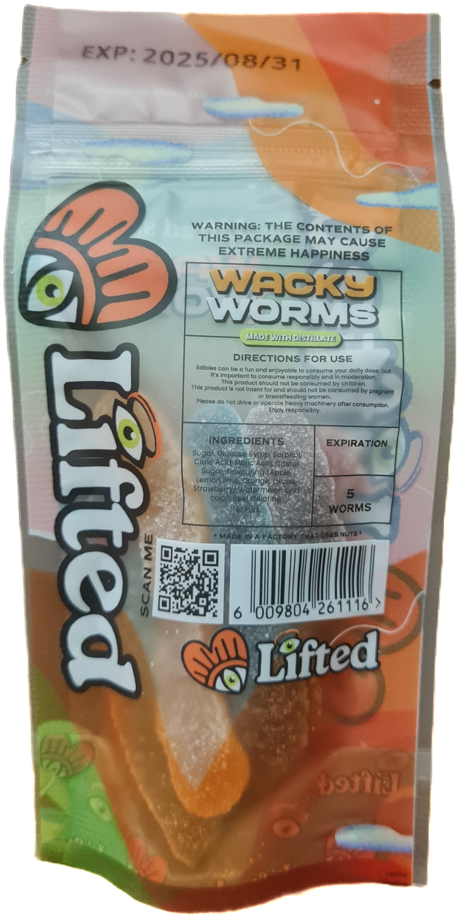 Wacky Worms 150mg