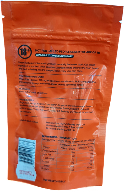 Cannalicious Yummy Gummies 200mg