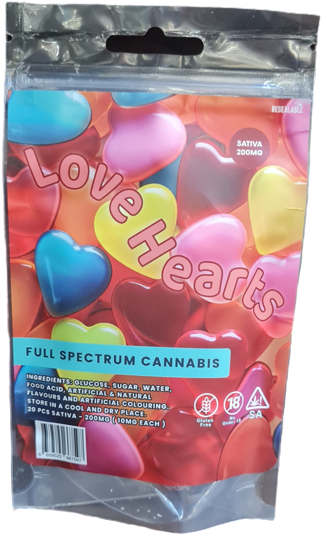 Love Hearts Sativa 200mg