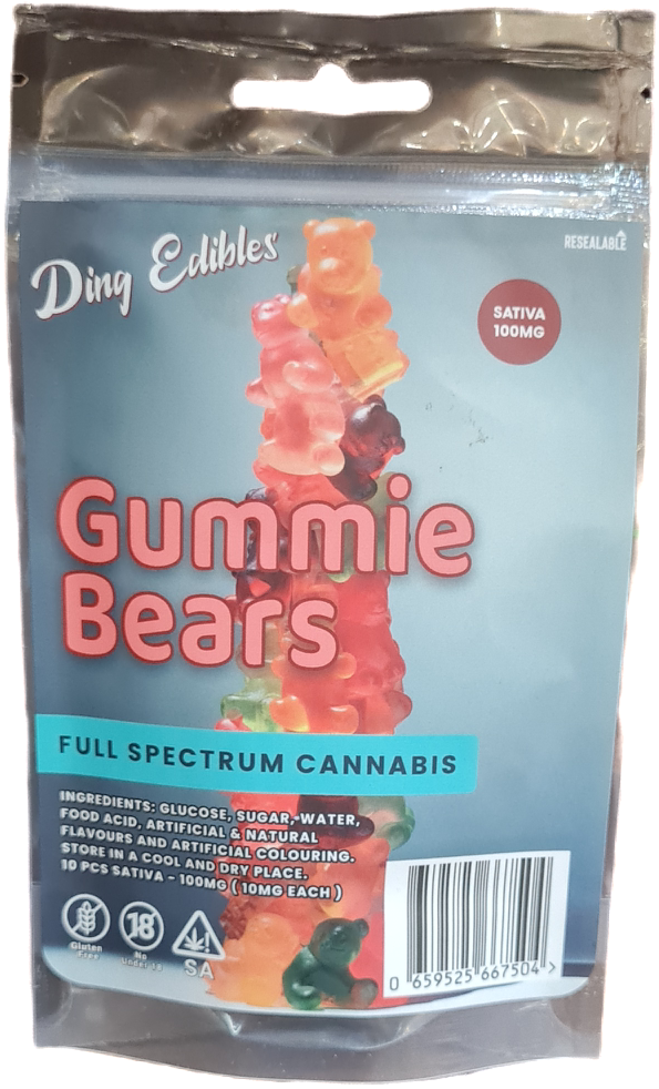 Gummie Bears Sativa 100mg