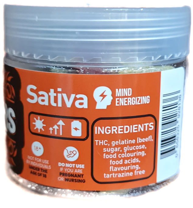 Mini Gummy Bears Sativa 200mg