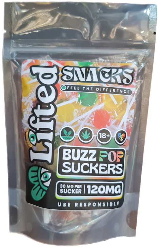 Buzz Pop Suckers 120mg