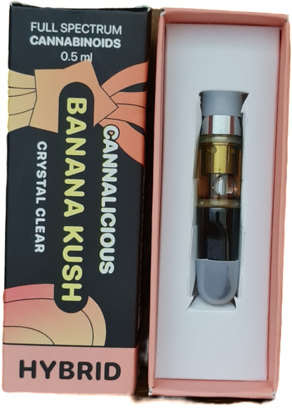Banana Kush Cartridge - Hybrid .5ml