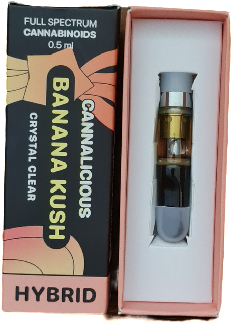 Banana Kush Cartridge - Hybrid .5ml