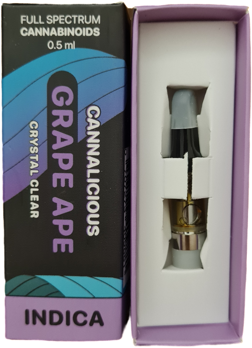 Grape Ape Cartridge - Indica .5ml
