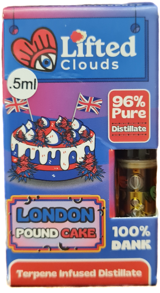 London Pound Cake Cartridge - Indica .5ml