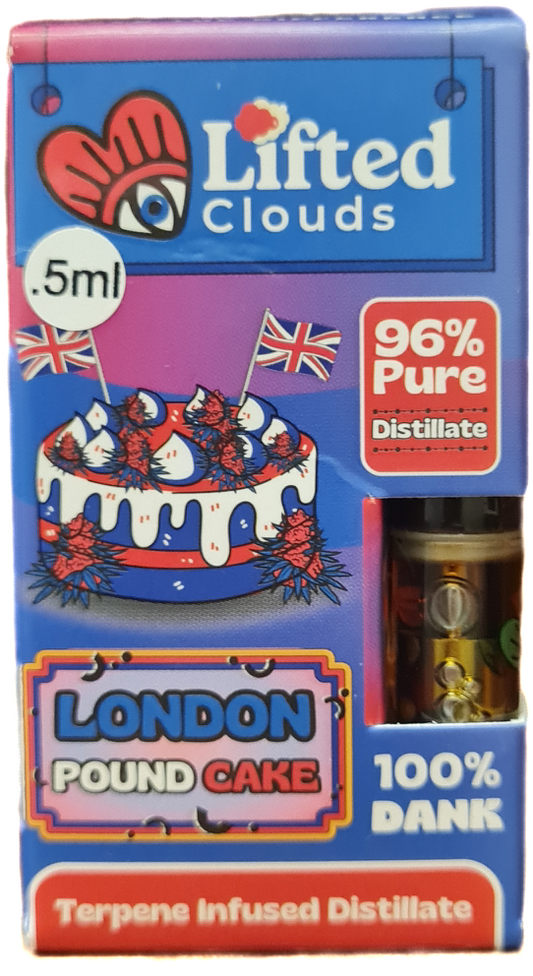 London Pound Cake Cartridge - Indica .5ml