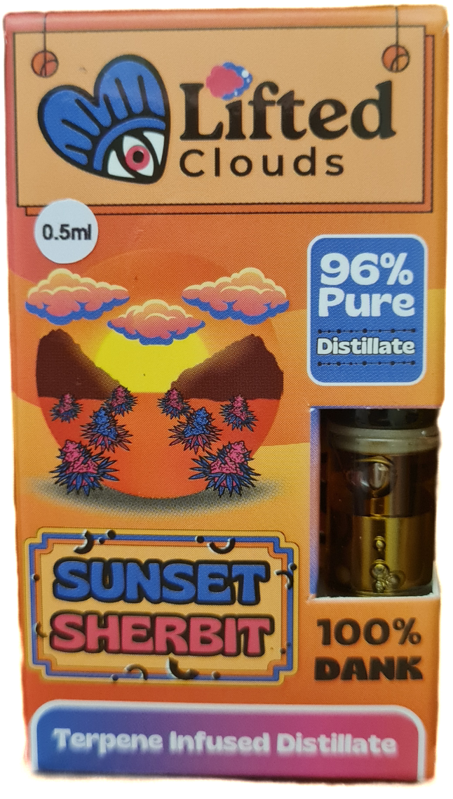 Sunset Sherbert Cartridge - Indica 5ml