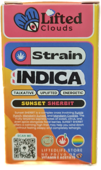 Sunset Sherbert Cartridge - Indica 5ml