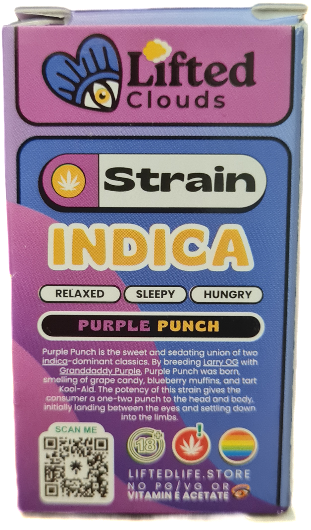 Purple Punch Cartridge - Indica .5ml