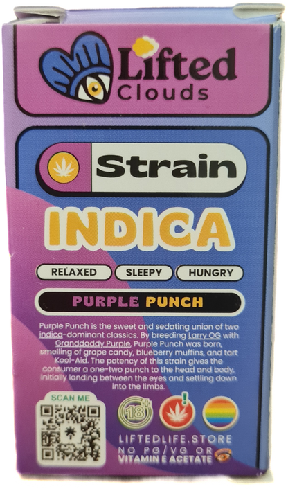Purple Punch Cartridge - Indica .5ml