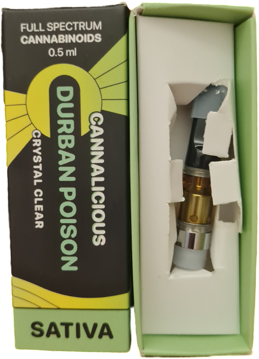 Durban Poison Cartridge - Sativa .5ml