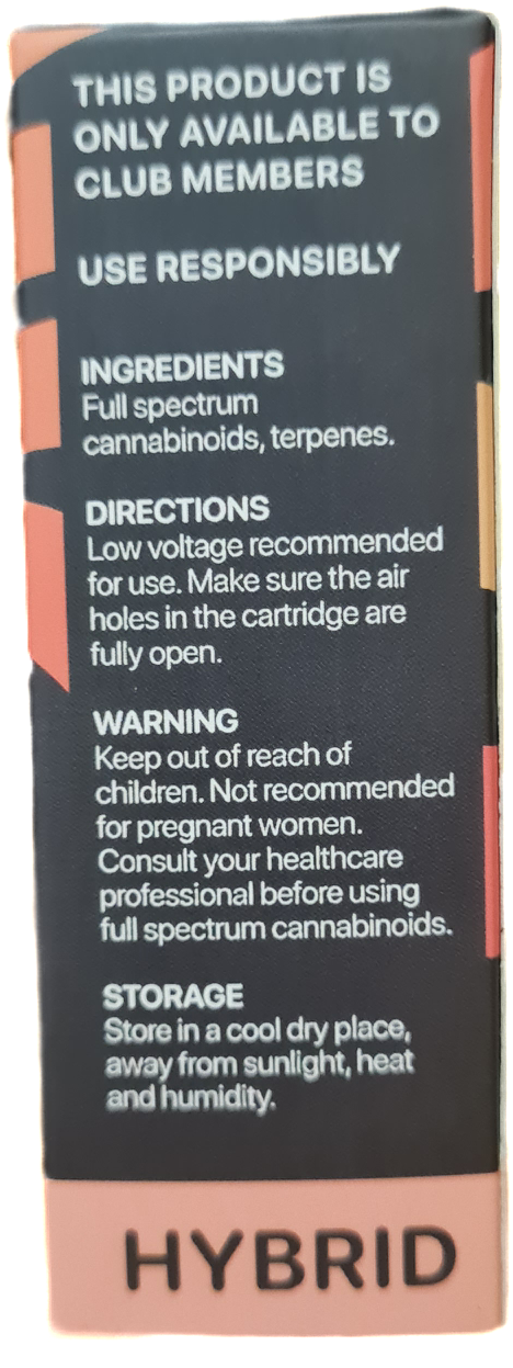 Gelato Cartridge - Hybrid .5ml