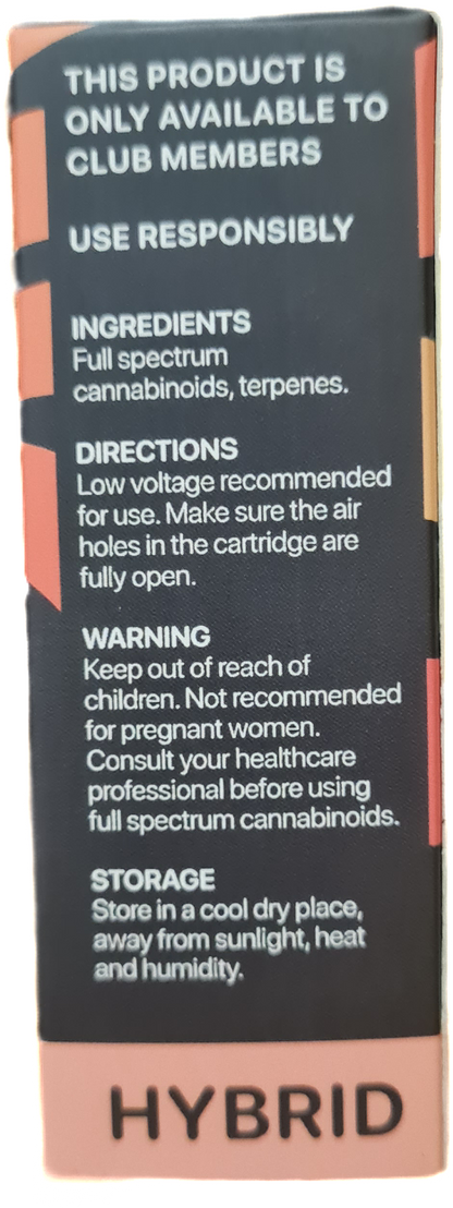 Gelato Cartridge - Hybrid .5ml