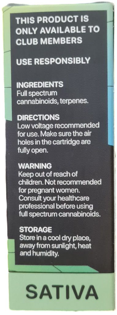 Jack Herrer Cartridge - Sativa .5ml