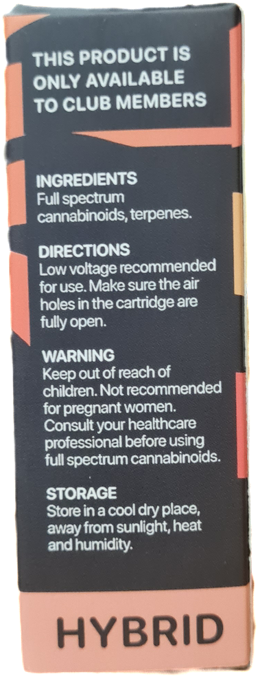 Pineapple Kush - Hybrid .5ml Cartridge