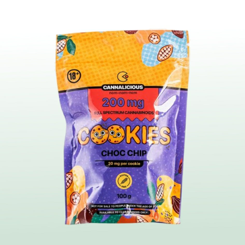 Cannalicious Chocolate Chip Cookies 200mg