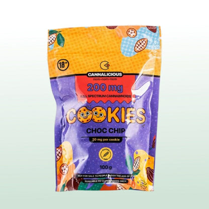 Cannalicious Chocolate Chip Cookies 200mg