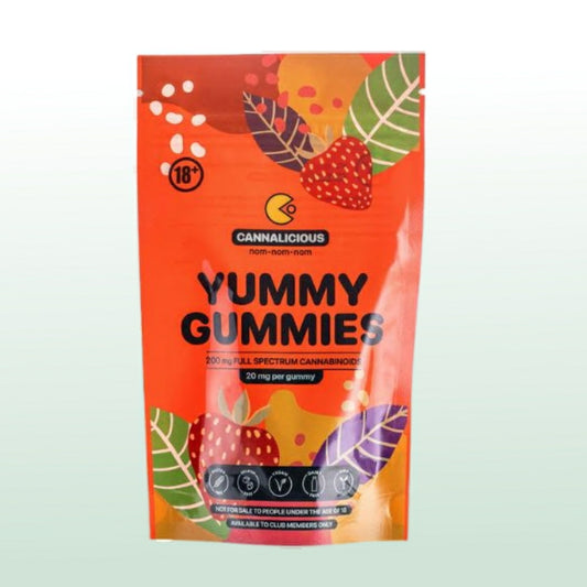 Cannalicious Yummy Gummies 200mg