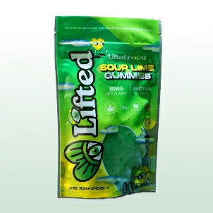 Lifted Sour Lime Gummies 250mg