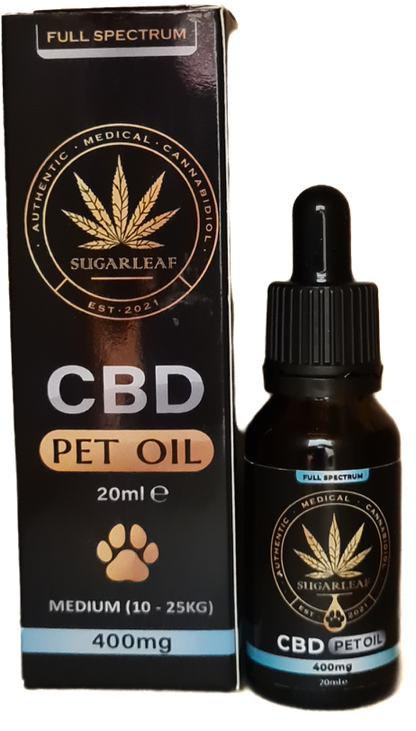 Sugarleaf CBD Pet Oil Medium (10-25kg)