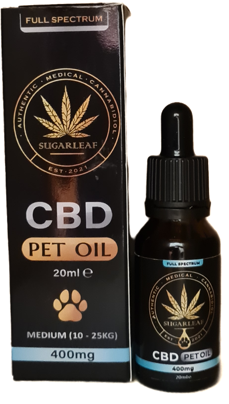 Sugarleaf CBD Pet Oil Medium (10-25kg)