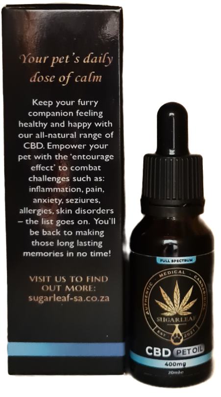 Sugarleaf CBD Pet Oil Medium (10-25kg)