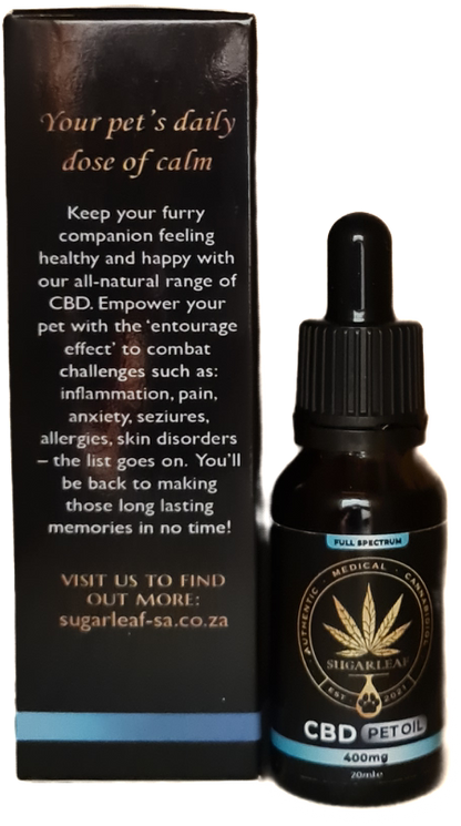 Sugarleaf CBD Pet Oil Medium (10-25kg)