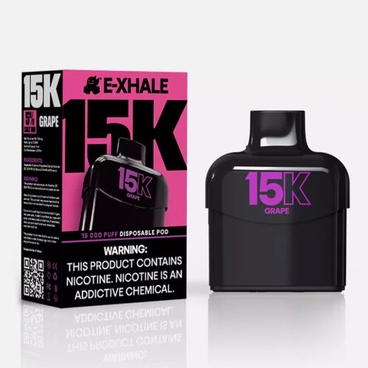 E-xhale 15K Grape Flavour Pod