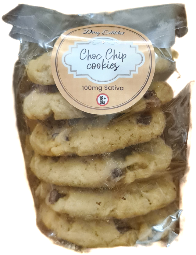 Chocolate Chip Cookies 100mg