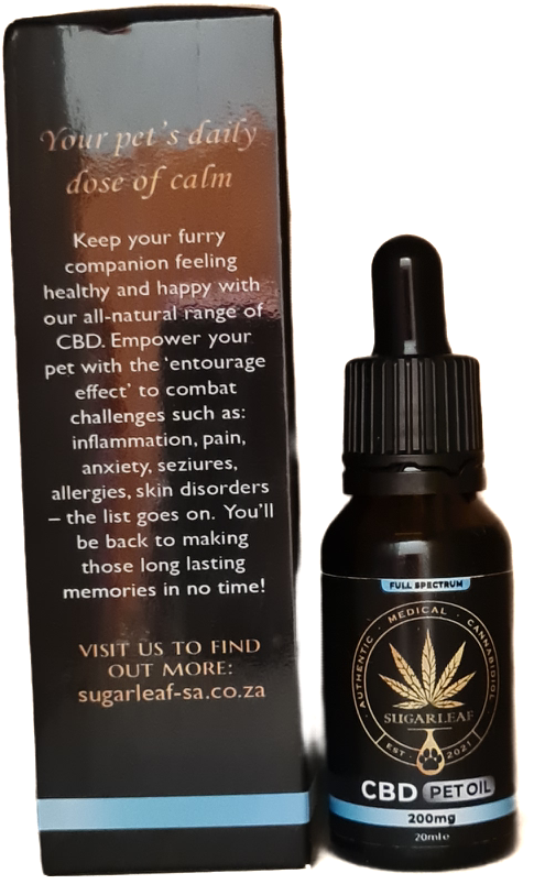 Sugarleaf CBD Pet Oil Small Dog