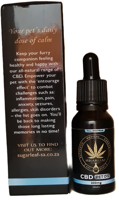 Sugarleaf CBD Pet Oil Small Dog