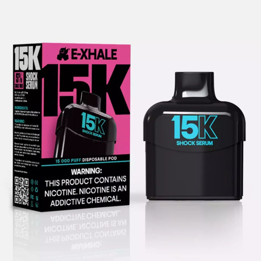 E-xhale 15K Shock Serum Flavour Pod
