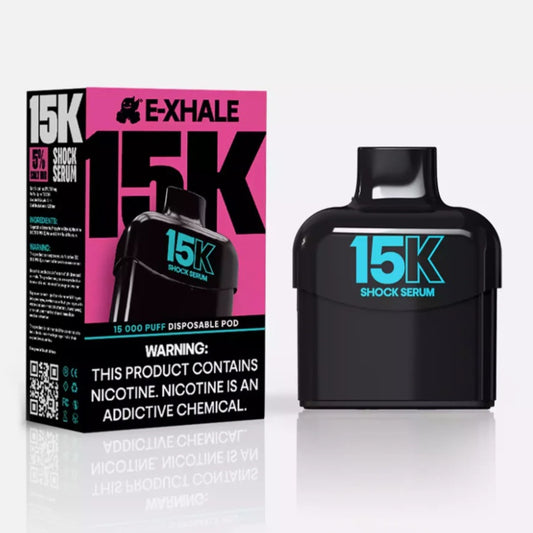 E-xhale 15K Shock Serum Flavour Pod