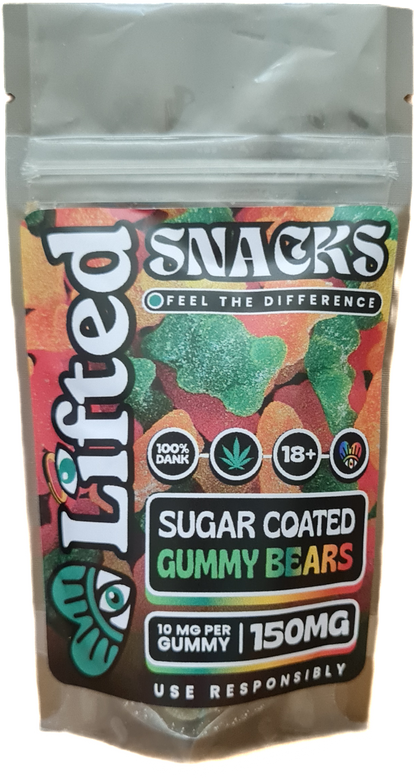 Sugar Coated Gummy Bears 150mg